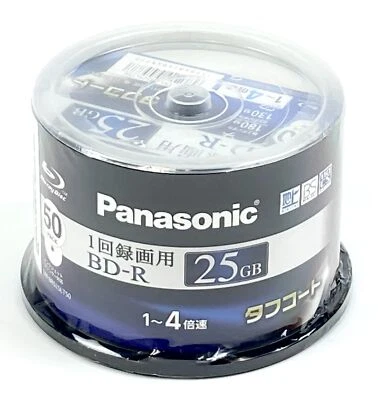 Panasonic Blu-ray Disc 25GB 4x Recording Speed 50 Pack - Image 1 of 4