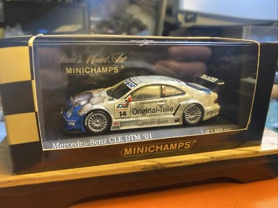 1/43 Minichamps MB CLK DTM 2001 Th.Jäger #14 Persson 400013714 - Immagine 1 di 4