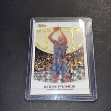 2005-06 Topps Finest #32 Steve Francis 1/1 White Framed Superfractor