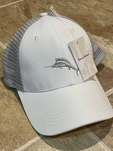 Neu mit Etikett Tommy Bahama Tip Your Cap Hut Herren verstellbar Größe creme/grau - Bild 1 von 1