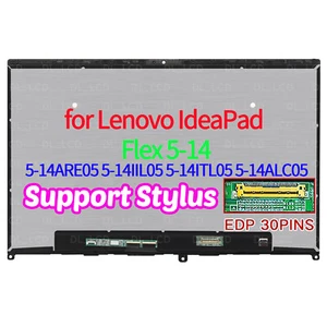 for Lenovo IdeaPad Flex 5-14 5D10W89585 Lcd Touch Screen 14" NV140FHM-N4U V8.0 - Picture 1 of 5