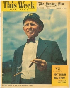 This Week Magazine August 11 1946 Cary Grant Ingrid Bergman in Notorious - Picture 1 of 2
