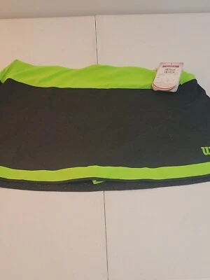 Wilson womans Active Skirt/ Shorts Skirt Skort Green & Black Large - Image 1 of 4