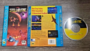 Stellar-Fire (Sega CD, 1993) Disc, Handbuch, Case Art (OHNE HÜLLE) GETESTET - Bild 1 von 9