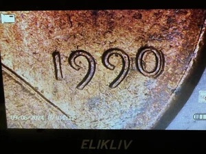 1990 lincoln penny no mint mark DDO DDR - Picture 1 of 18