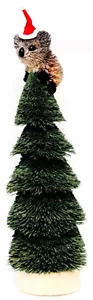 KOALA SMALL CHRISTMAS TREE Bristlebrush Decoration Wreath Ornament Seasonal Gift - Picture 1 of 1