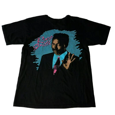 Camiseta masculina vintage Rock Smith Tokyo The Arsenio Hall Show década de 1990 tamanho médio - Imagem 1 de 4