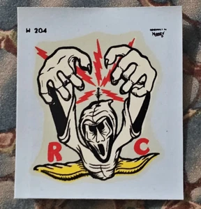 Original Vintage water slide DECAL by MONTE RC auto hot rod model airplane old - Picture 1 of 4