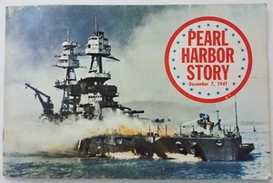 Pearl Harbor Story 1973 Book Captain Rice Soft Cover Photos Images 48 pages E1A - Imagen 1 de 3