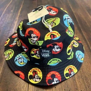 Disney Vans Bucket Hat Black new with tags! SM - Picture 1 of 3