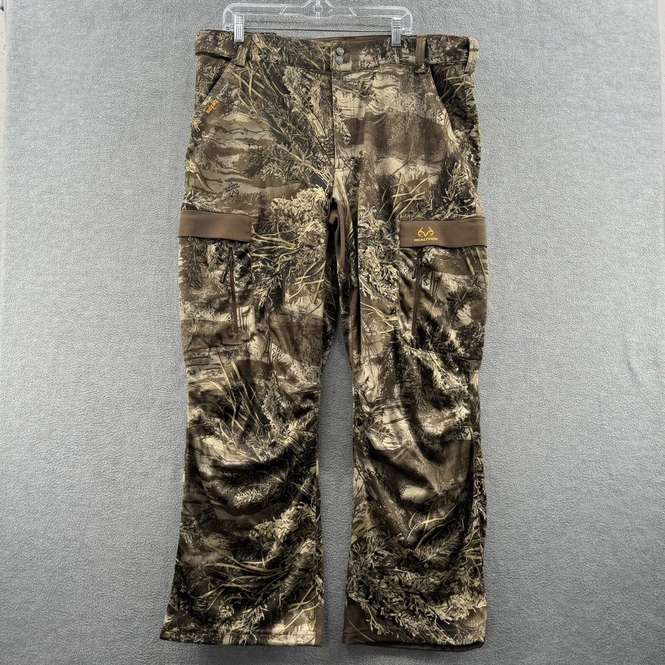 real tree mens size XL cargo camo pants outdoor hiking scent factor - Image 1 of 4