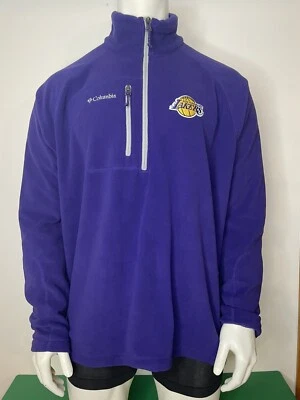 Los Angeles Lakers Columbia 1/2 Cremallera Fast Trek Vellón Talla 2XL Foto 1 de 4