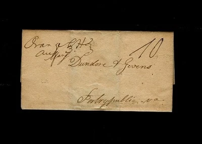 "Orange C H Aug 3d" 1822 Virginia 1pg ltr from Joseph Stephens to Port Republic - Image 1 of 2