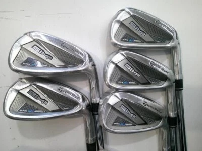 TaylorMade SIM2 MAX S-Flex / Iron 5 Set / 6I-9I.PW / KBS MAX MT85 JP "Excellent" - Image 1 of 4