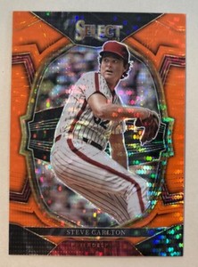 2023 Select Prizms Neon Orange Pulsar #95 Steve Carlton 6/12