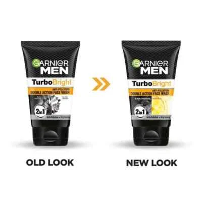 Garnier Men Power White Anti-Dark Cells Fairness Double Action Face Wash- 100 GM - Image 1 of 3