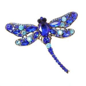 Brooches Women Enamel Dragonfly Insect Pin Coat Sweater Jewelry Brooch Pins Lady