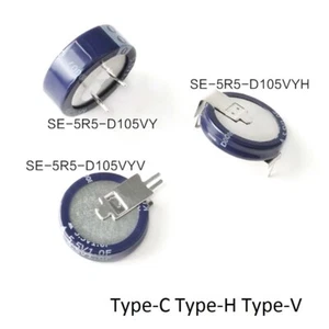 Farad-Kondensatoren 5.5V 1F SE-5R5-D105VY Superkondensator Typ C/Typ H/Typ V. - Picture 1 of 6
