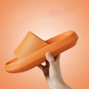Zapatillas antideslizantes de verano para mujer casa de EVA zapatos gruesos plataforma de baño pareja - Imagen 1 de 18