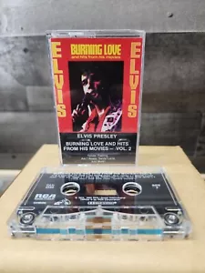 Elvis Presley Burning Love, Hits From Movies Cassette Tape - Picture 1 of 4