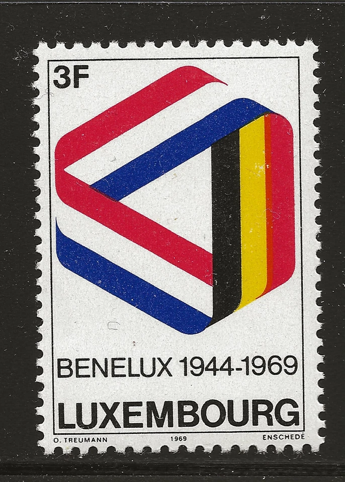 Luxembourg Scott #480, Single 1969 Conjunto Completo FVF MNH - Imagem 1 de 1