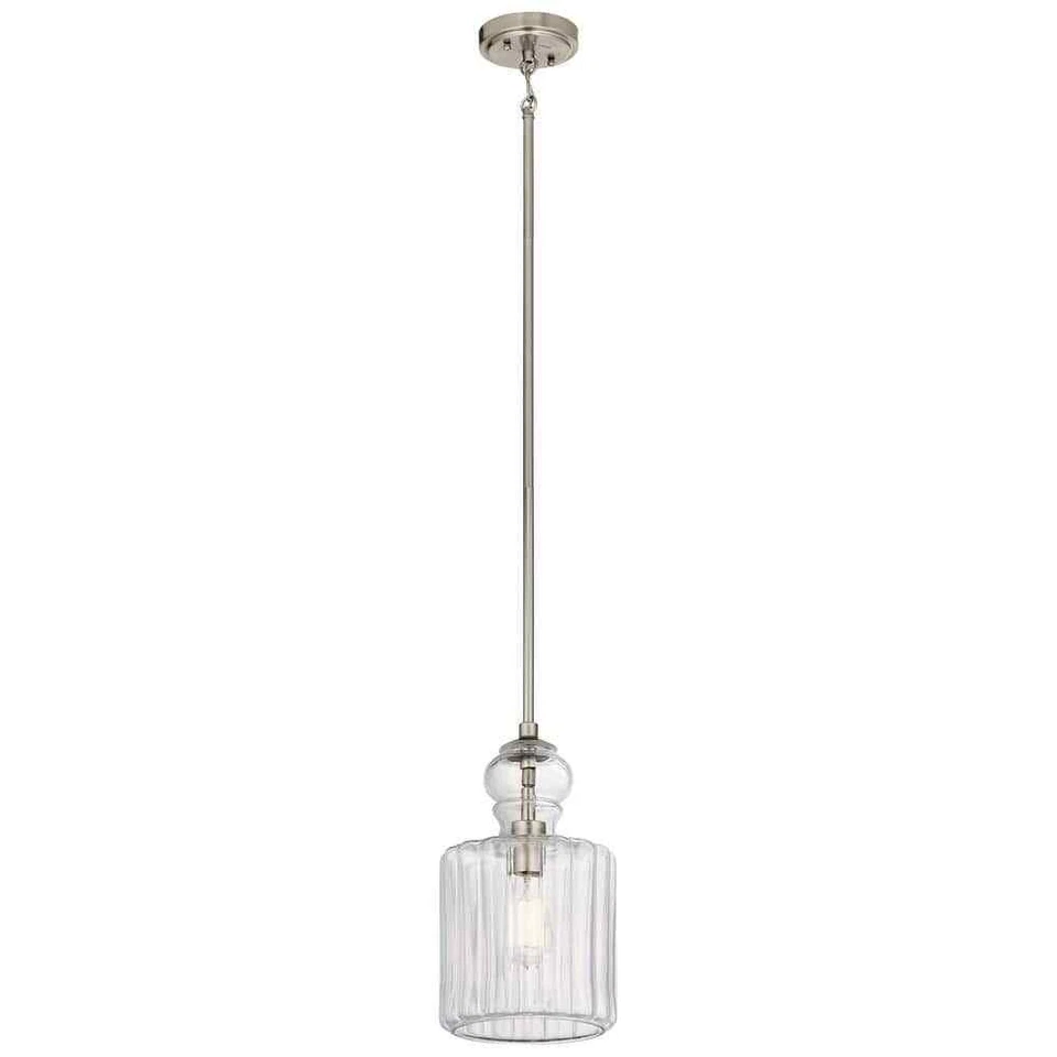 Kichler Lighting 43954NI Riviera Pendant Light Brushed Nickel