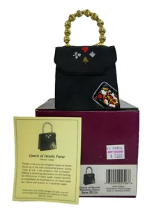 Vintage RAINE & WILLITS 2000 Queen Of Hearts #25326 Matching Mini Purse BOX/COA - Picture 1 of 9