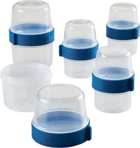 LOCK & LOCK Easy Essentials Twist Two Way Food Storage Container, Bpa-Free/Dish - Picture 1 of 12