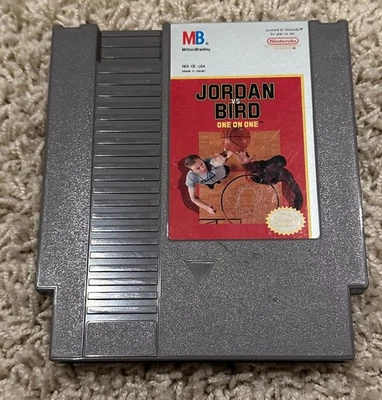 Jordan Vs. Bird - Original NES Nintendo Basketball Game - Image 1 of 4