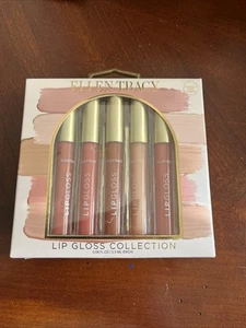 ELLEN TRACY Lip Gloss Collection (5 Stunning Shades) New In Box - Picture 1 of 6
