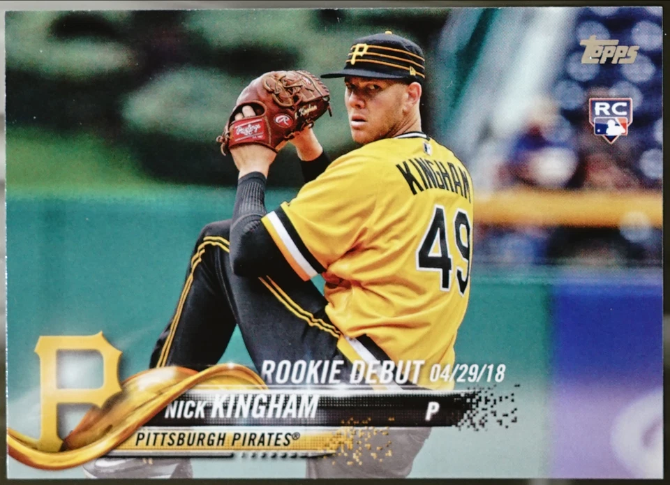 2018 Topps Update Baseball Nick Kingham #US9 NM - Image 1 of 1