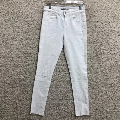 Joes Jeans 26 Womens White Denim Skinny High Rise Stretch Light Wash Casual - Image 1 of 4