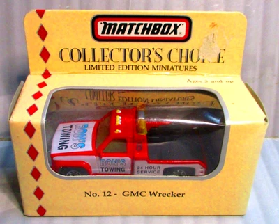 Matchbox Collector's Choice No. 1994 Remolque grúa GMC 12 remolque Ron's (NUEVO) Foto 1 de 4