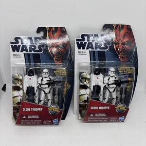 Star Wars clone trooper new and sealed 2012 movie heroes X2 Read Description. - Picture 1 of 6