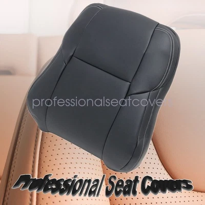 Cubierta de asiento superior del lado del conductor negra para Toyota RAV4 2013 2014 2015 2016 2017 2018 Foto 1 de 4