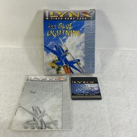 Blue Lightning Atari Lynx Complete With Manual And Box