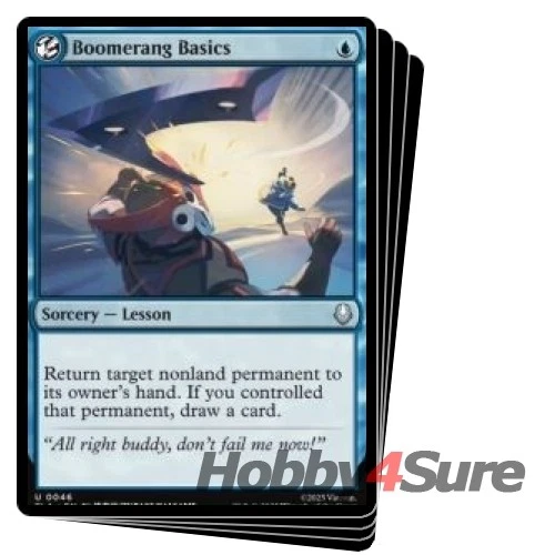 Presale Boomerang Basics X4 M/NM Magic MTG Avatar: The Last Airbender - Image 1 of 1