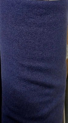 Heavy Italian blue wool/cashmere fabric for suits, coats 150cm wide - Image 1 of 2