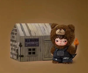 ⭐AUTENTICA BAMBOLA PELUCHE POP MART Hirono Living Wild-Fight for Joy NUOVA E SIGILLATA⭐ - Foto 1 di 1