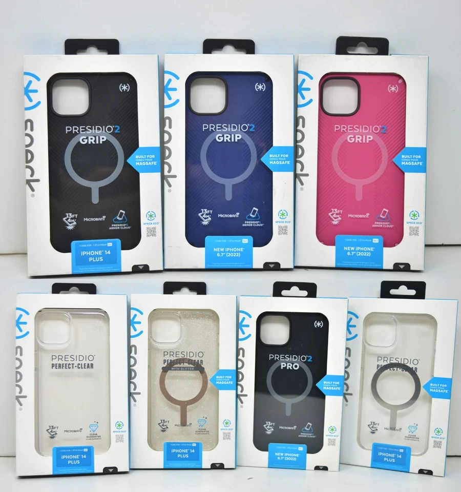 Capa Speck Presidio2 Grip / Clear / Pro Series para Apple iPhone 14 Plus - NOVA!! - Imagem 1 de 1