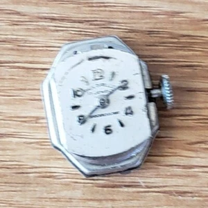 Vintage funktionierende Paul Durelle silberfarbene 17 Jewel F-R mechanische Uhr Teil WP2 - Bild 1 von 9