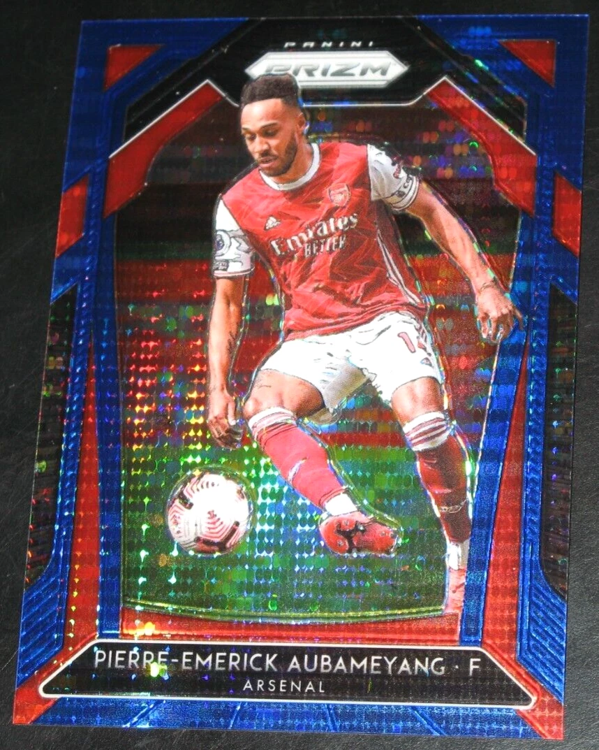 2020-2021 Prizm EPL Premier League Pierre-Emerick Aubameyang Breakaway Blue /195