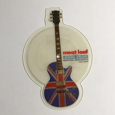 Meat Loaf & John Parr - Rock'n'Roll Mercenaries 7" Shaped Pic Disc Record VG+ - Image 1 of 4