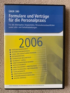 380 Formulare und Verträge für die Personalpraxis 2006 CD Digitale Praxishilfe - Photo 1/3
