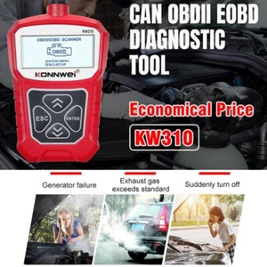 KW310 Skaner do samochodu OBD 2 Skaner samochodowy Narzędzie diagnostyczne Skaner samochodowy - Zdjęcie 1 z 17