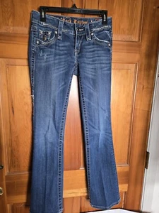 Rock Revival Damen Jeans Größe 27 Celine, Boot Cut, Baumwollmischung, Designer. - Bild 1 von 21
