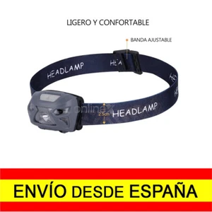 Linterna Frontal LED USB Recargable Impermeable 800 Lúmenes Entrega 24-48H a1336 - Imagen 1 de 6