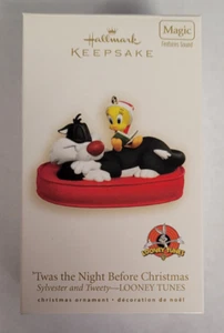 Hallmark Magic Keepsake Ornament SYLVESTER AND TWEETY Looney Tunes NEW - Picture 1 of 6