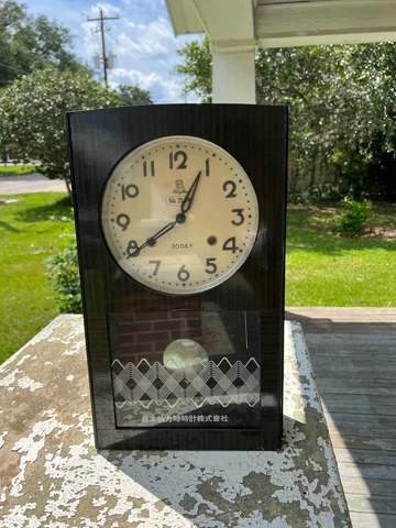 Japanese  Rhythm 30 Day/Date Chime Wall Clock Cover