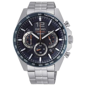 Reloj Seiko Neo Sports cronógrafo 44mm azul brazalete acero SSB345P1 - Imagen 1 de 3